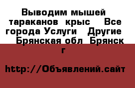 Выводим мышей ,тараканов, крыс. - Все города Услуги » Другие   . Брянская обл.,Брянск г.